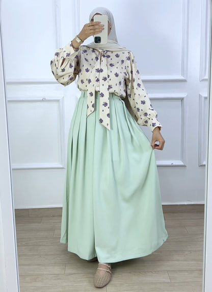 Jupe Jinane pistachio