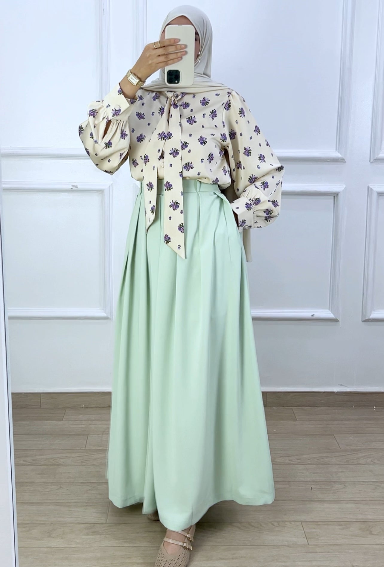 Jupe Jinane pistachio