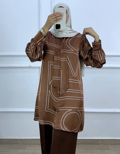 Chemise  louna marron