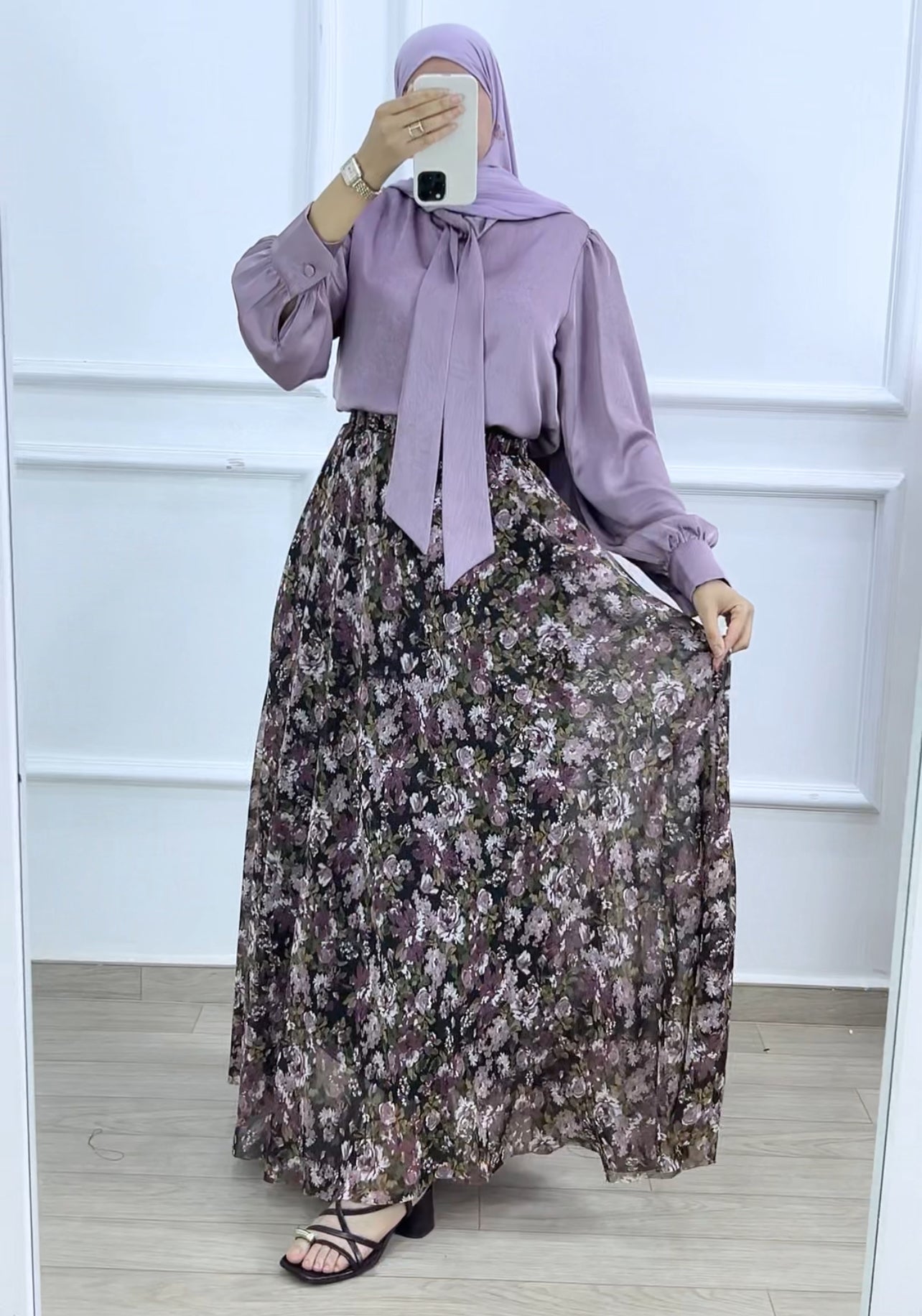 Jupe Jinane violet