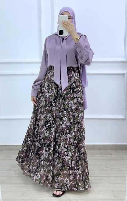 Jupe Jinane violet