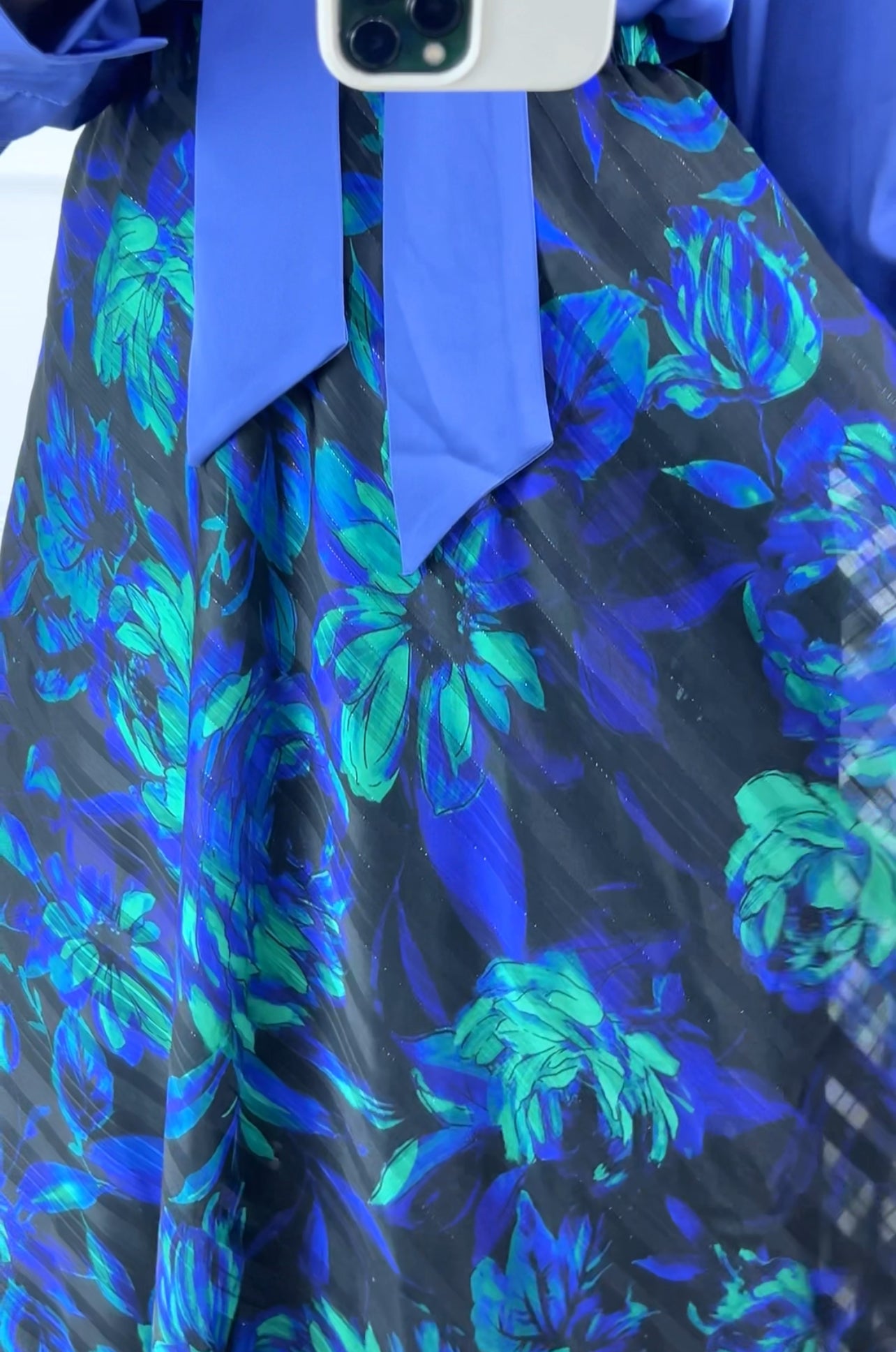 Jupe jinane bleu