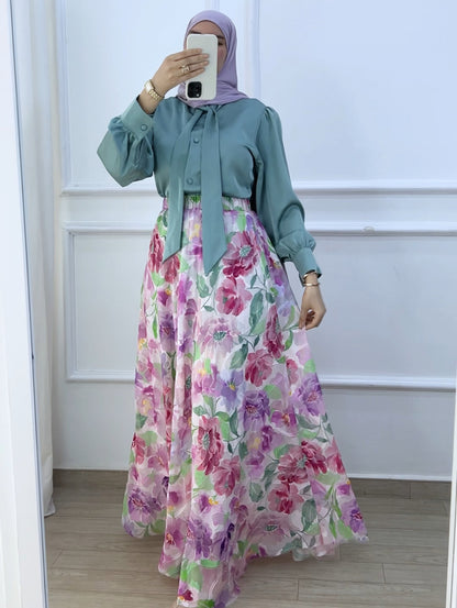 Jupe jinane floral