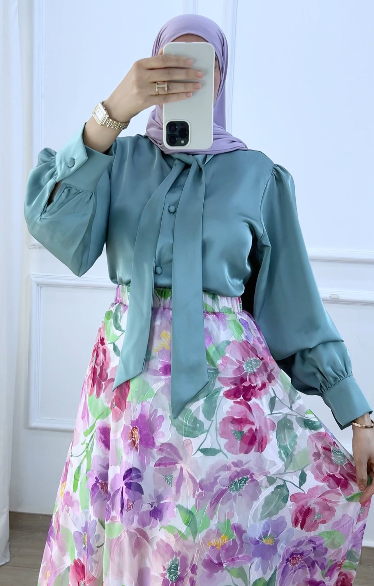 Jupe jinane floral