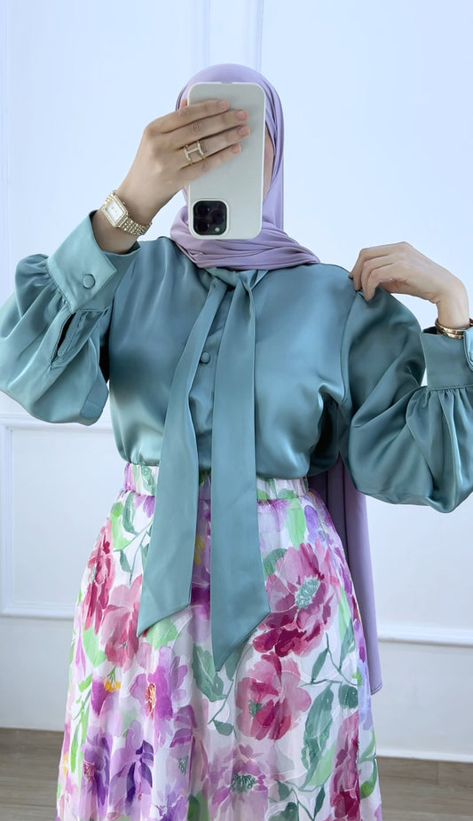 Chemise louna turquoise