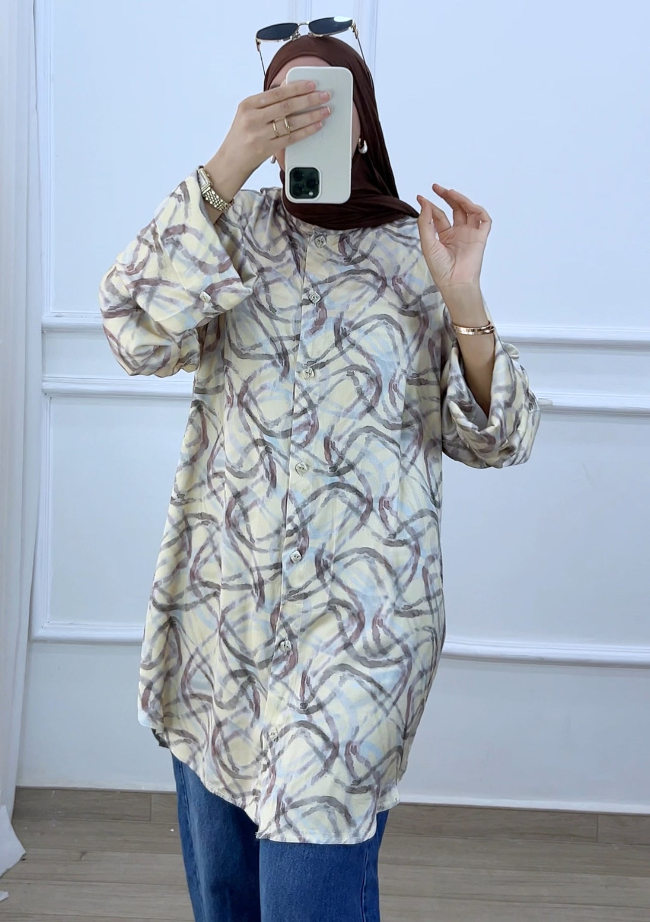 Chemise fayrouz Tencil jaune