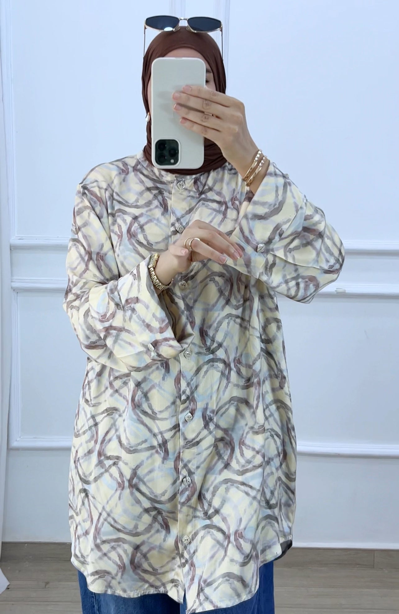 Chemise fayrouz Tencil jaune