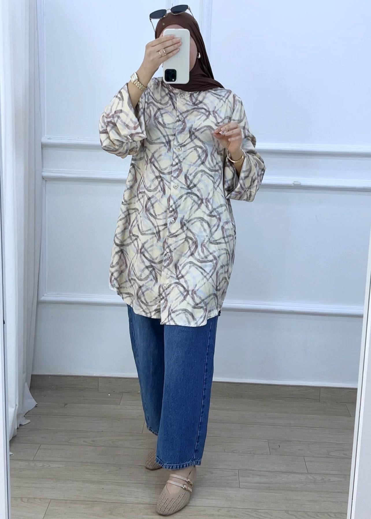 Chemise fayrouz Tencil jaune