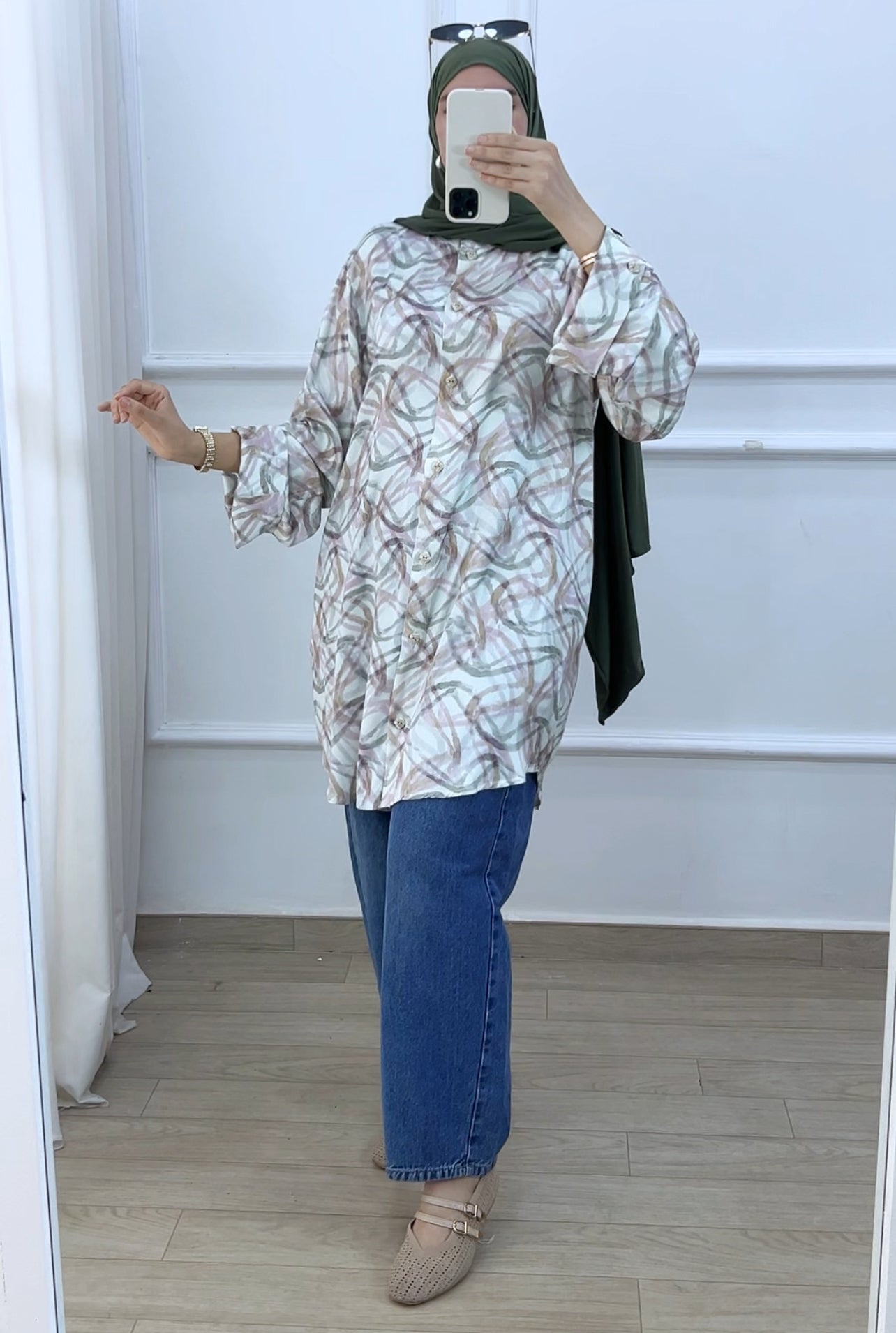 Chemise  Fayrouz  Tencil vert