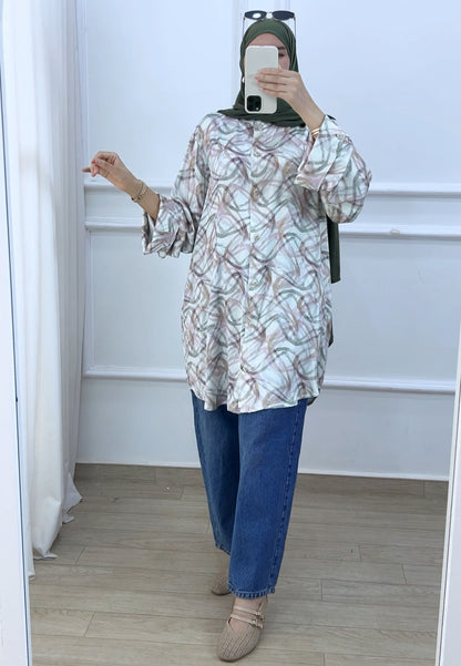 Chemise  Fayrouz  Tencil vert