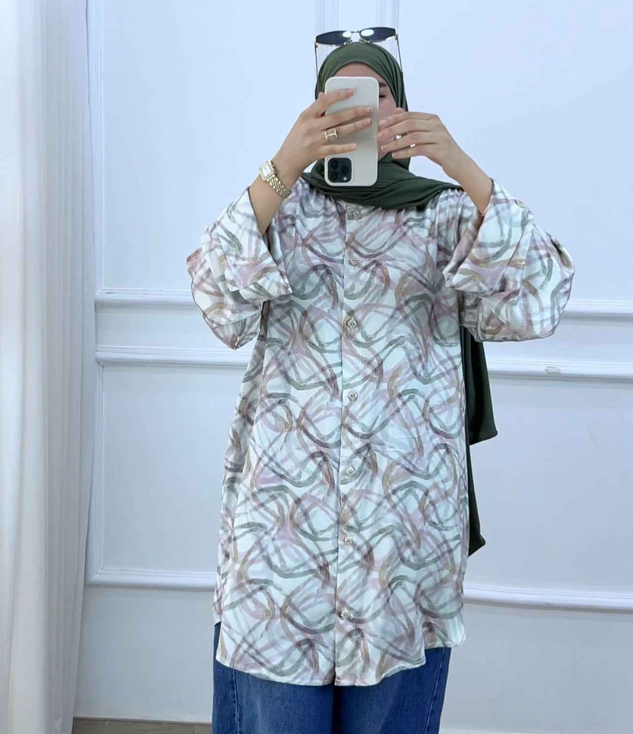 Chemise  Fayrouz  Tencil vert