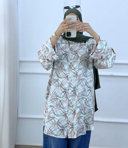 Chemise  Fayrouz  Tencil vert