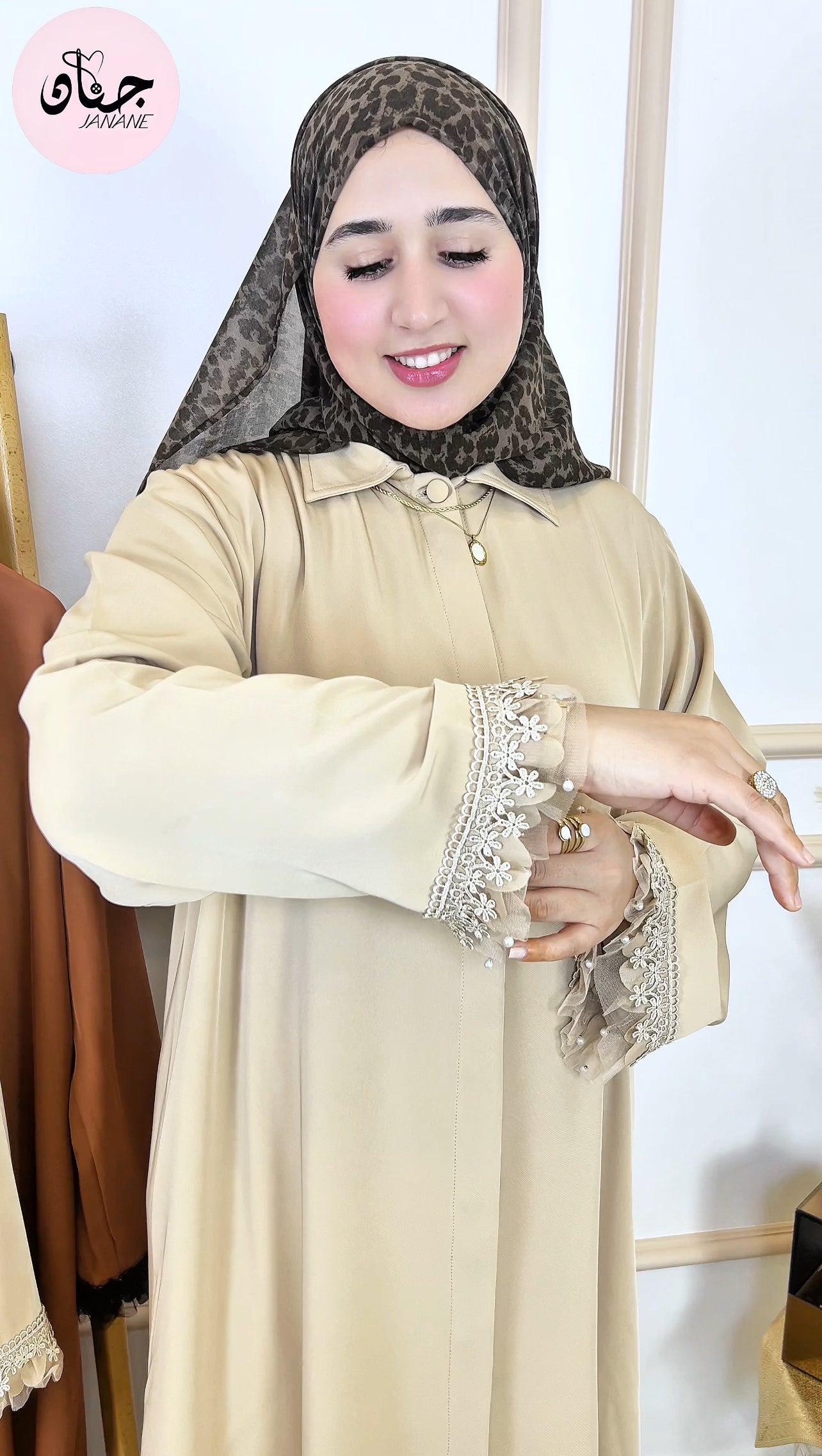 Abaya Misk avec châle