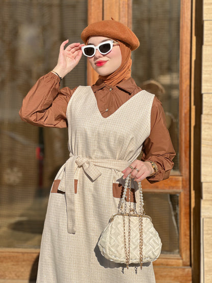 Robe chems chocolat