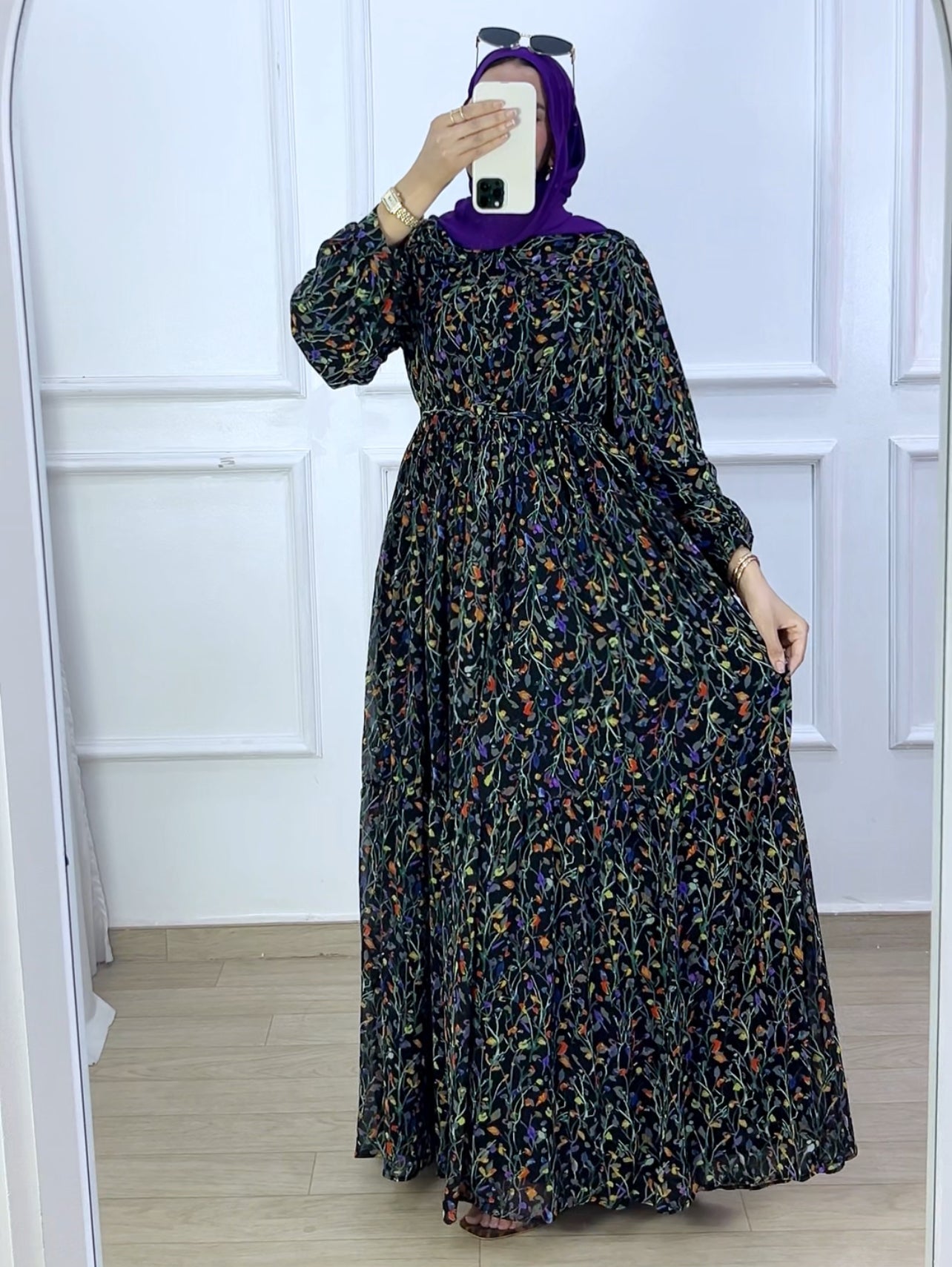 Robe mousline DIVA black