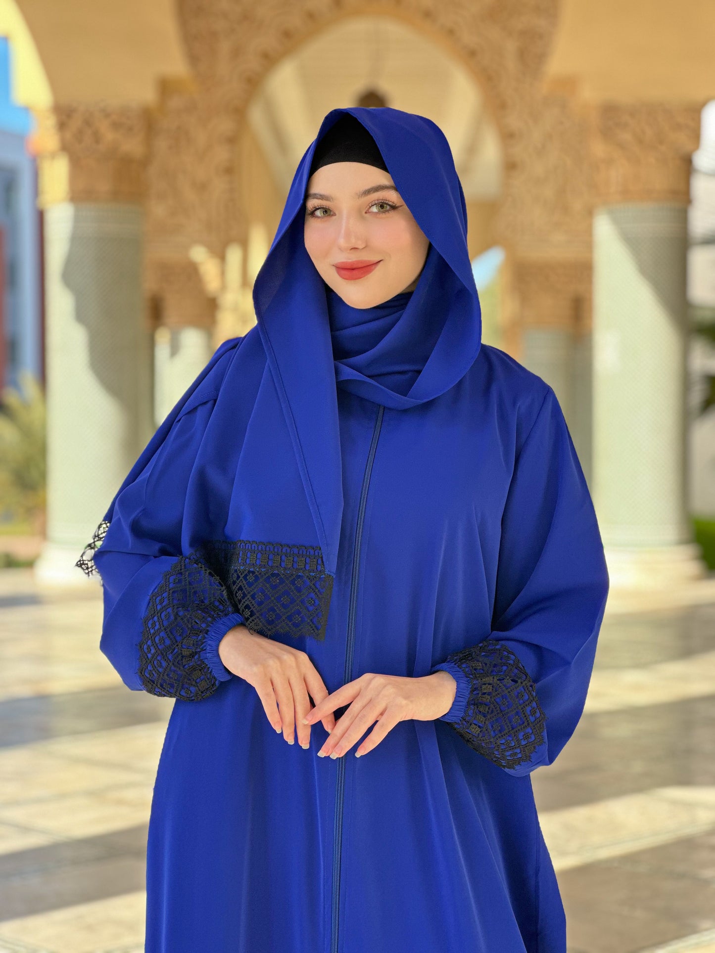 Abaya Noor blue