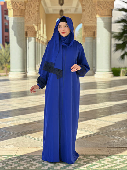 Abaya Noor bleu