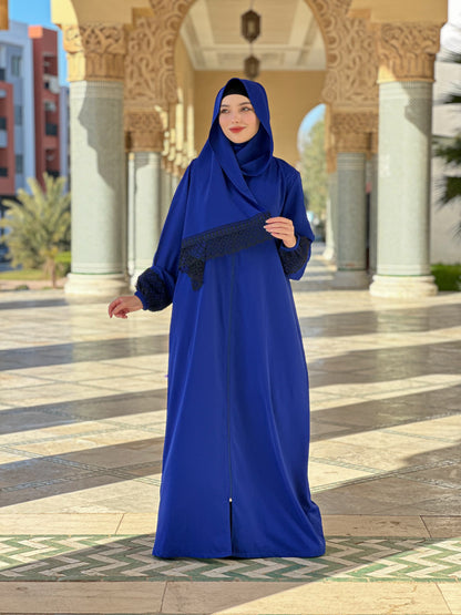 Abaya Noor bleu