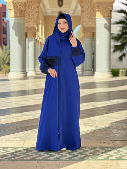 Abaya Noor bleu