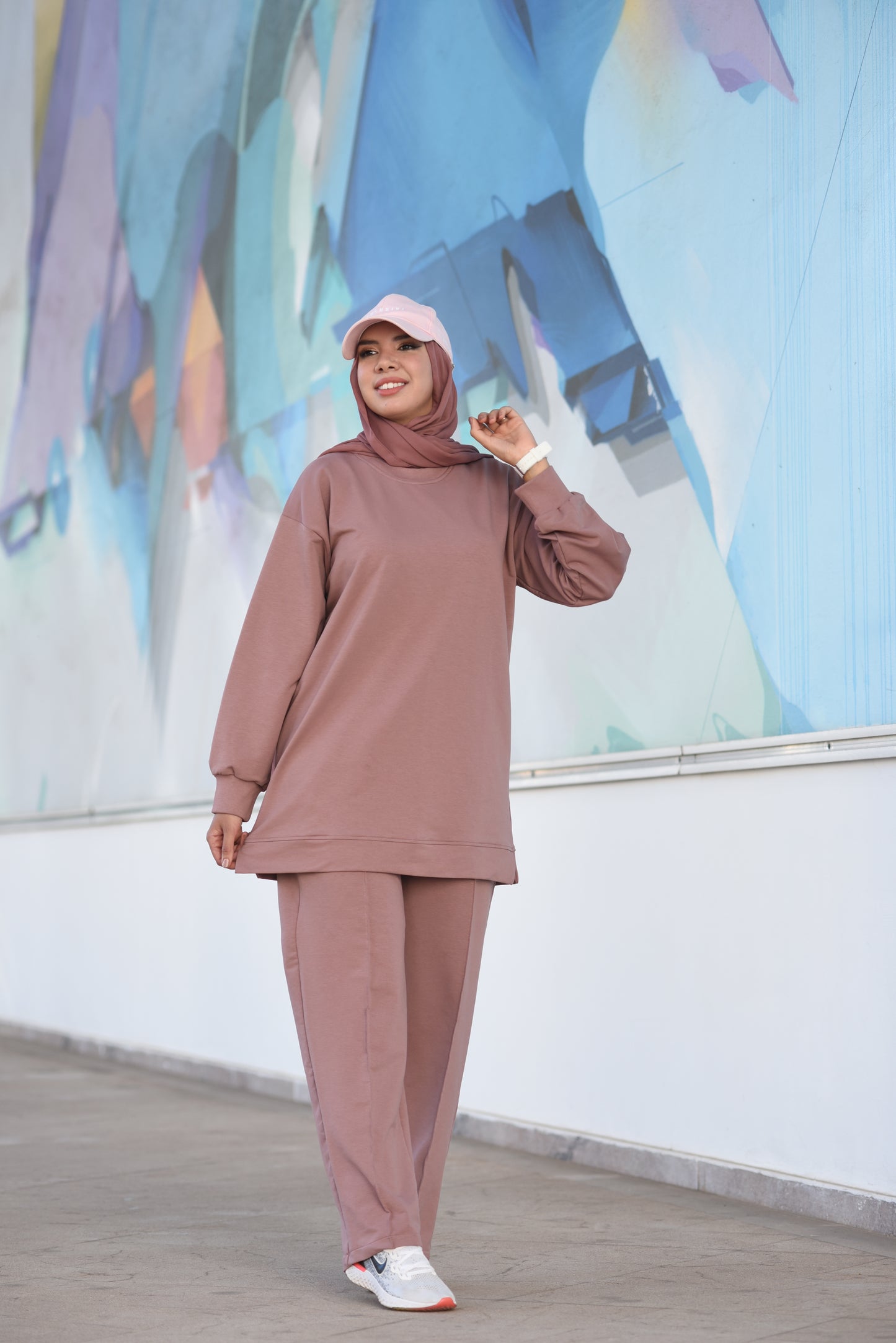 Ensemble  sport Nude oversize