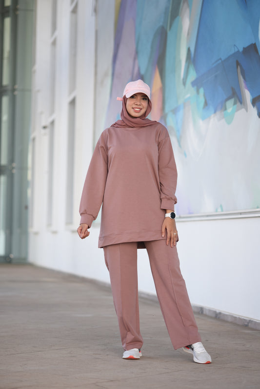 Ensemble  sport Nude oversize