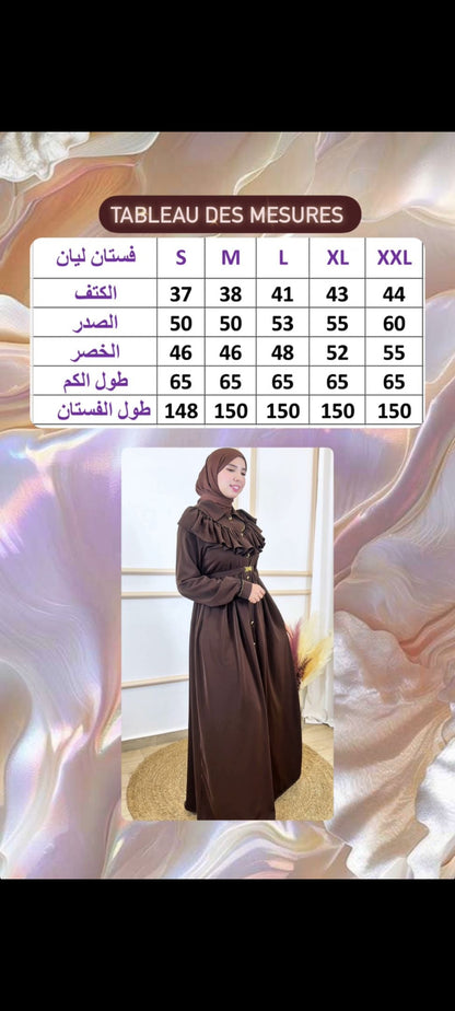 Robe  Layan Marron