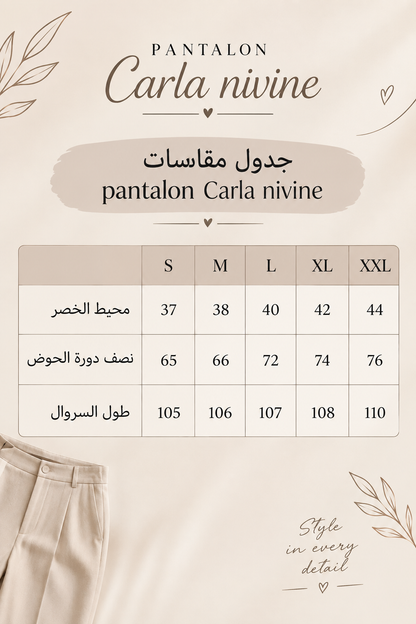 Pantalon  Carla Nivine  Brown