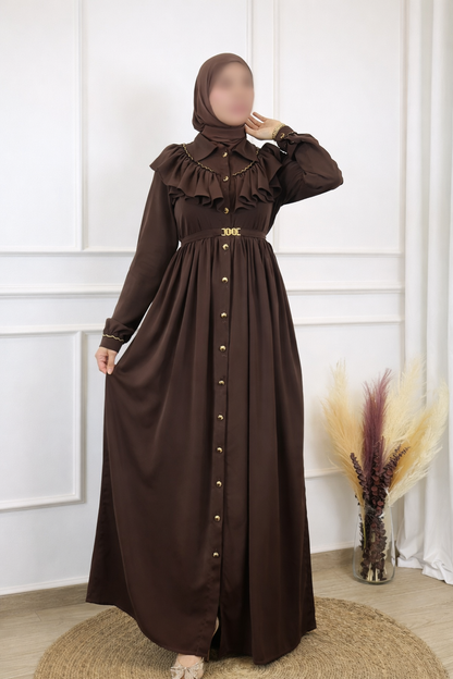 Robe  Layan Marron