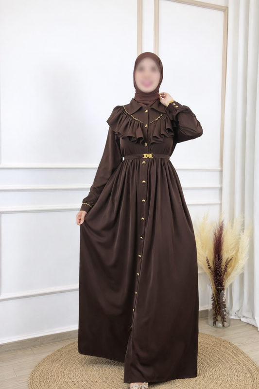 Robe  Layan Marron