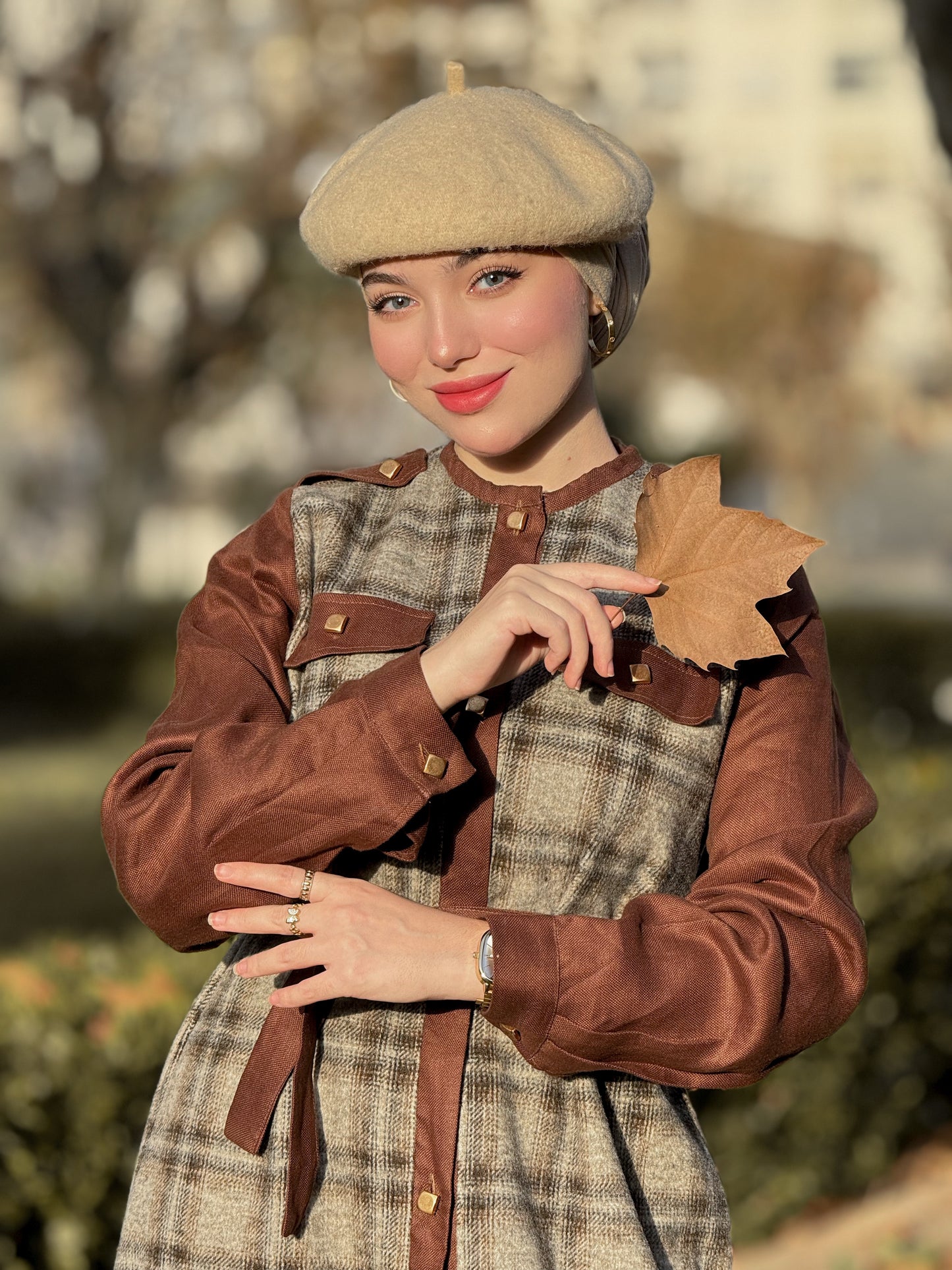 ROBE NEVA MARRON