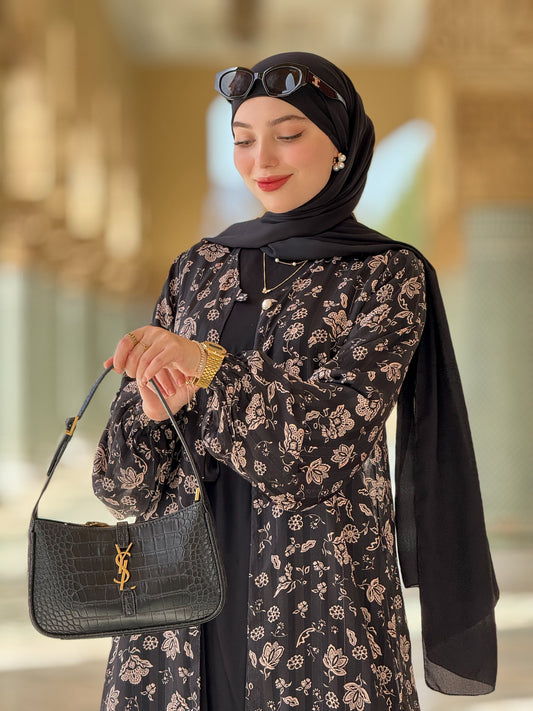ABAYA SOTRA noir