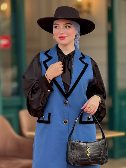 Ensemble  Gilet & chemise Bleu