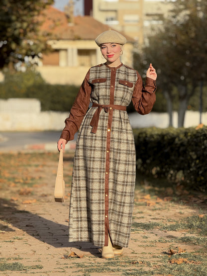 ROBE NEVA MARRON