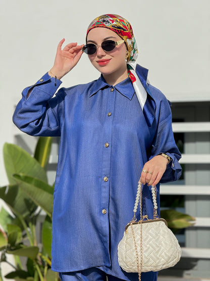 Ensemble jean foncé