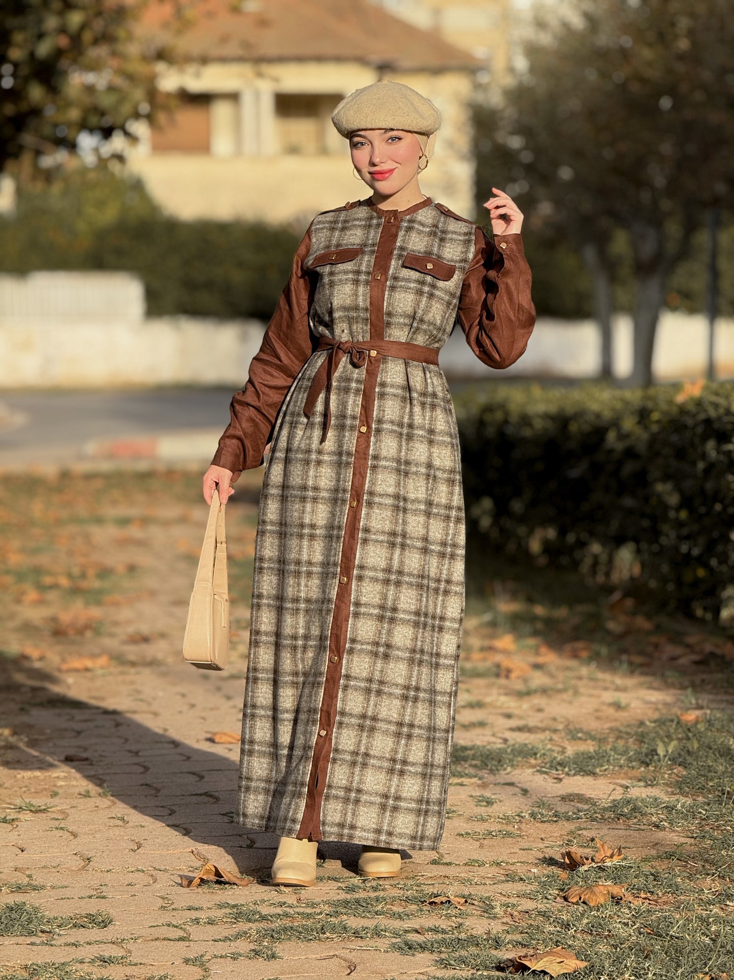ROBE NEVA MARRON