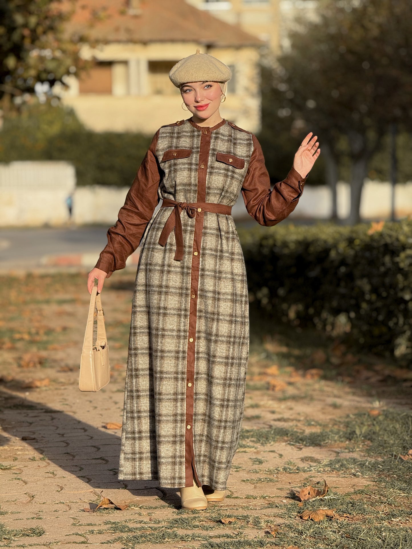 ROBE NEVA MARRON