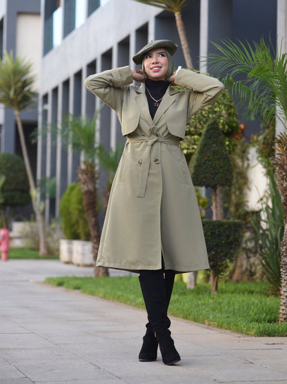Trench vert olive