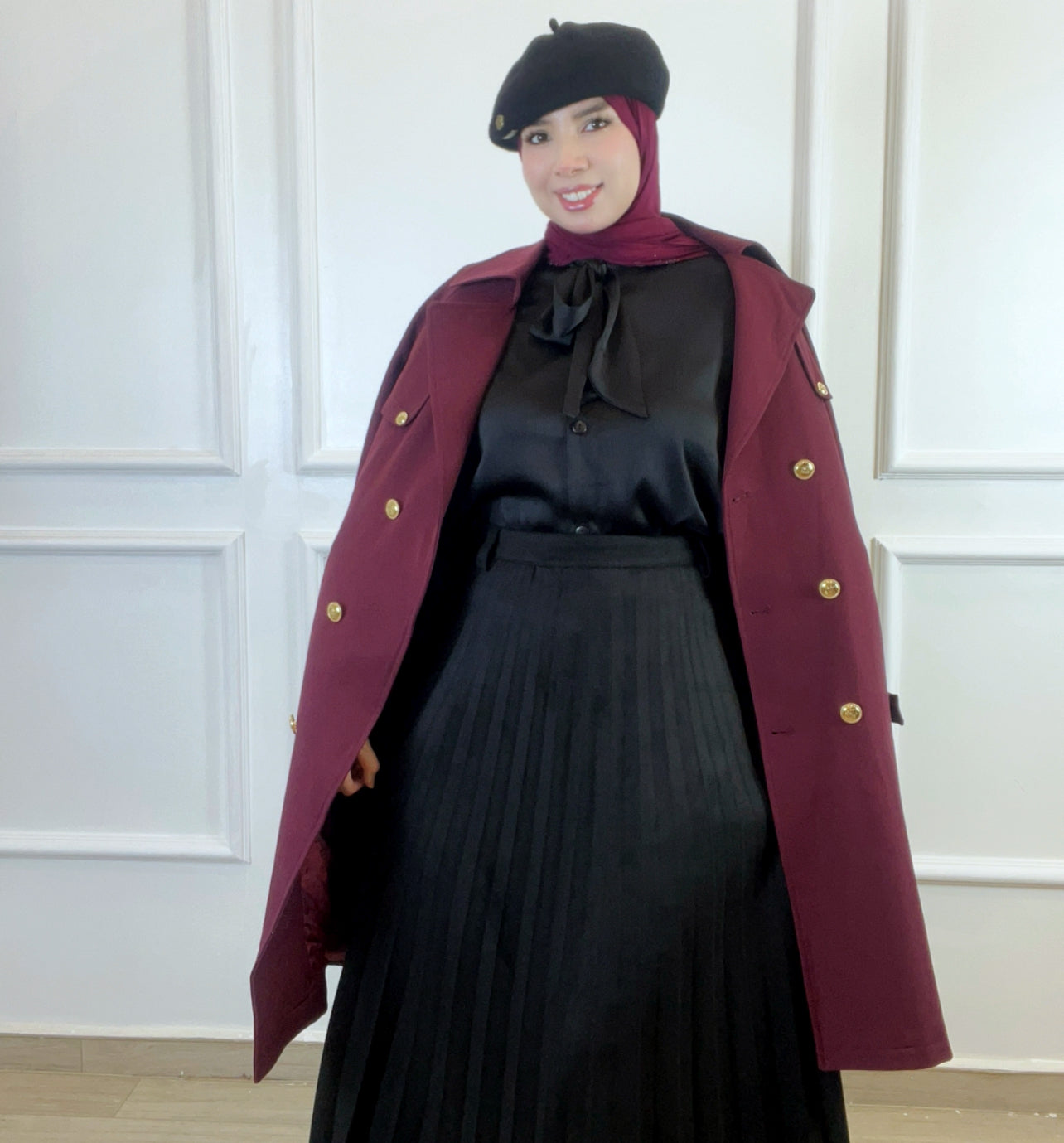 Trench burgundy  SIVA