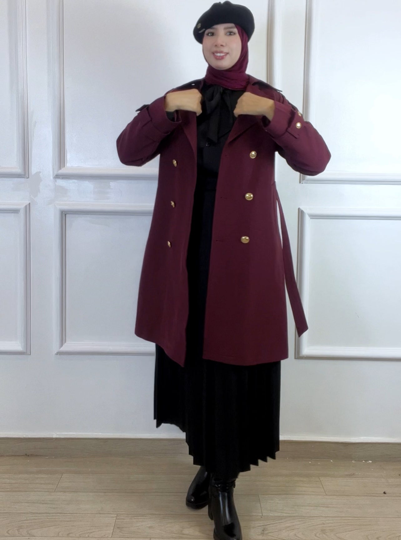 Trench burgundy  SIVA