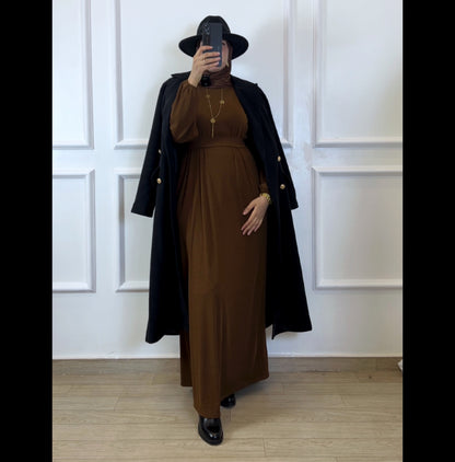 Manteau cachmire black