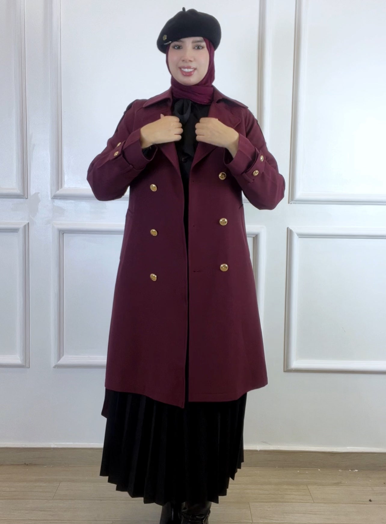Trench burgundy  SIVA
