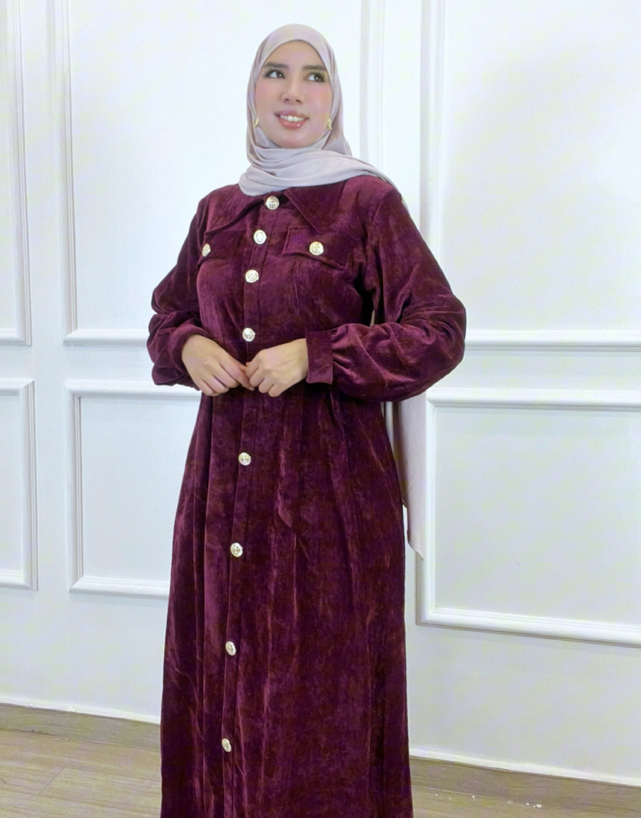 Robe Snow Burgendy