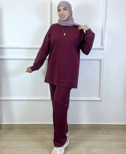 Jogging Aline Burgundy