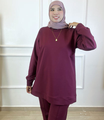 Jogging Aline Burgundy