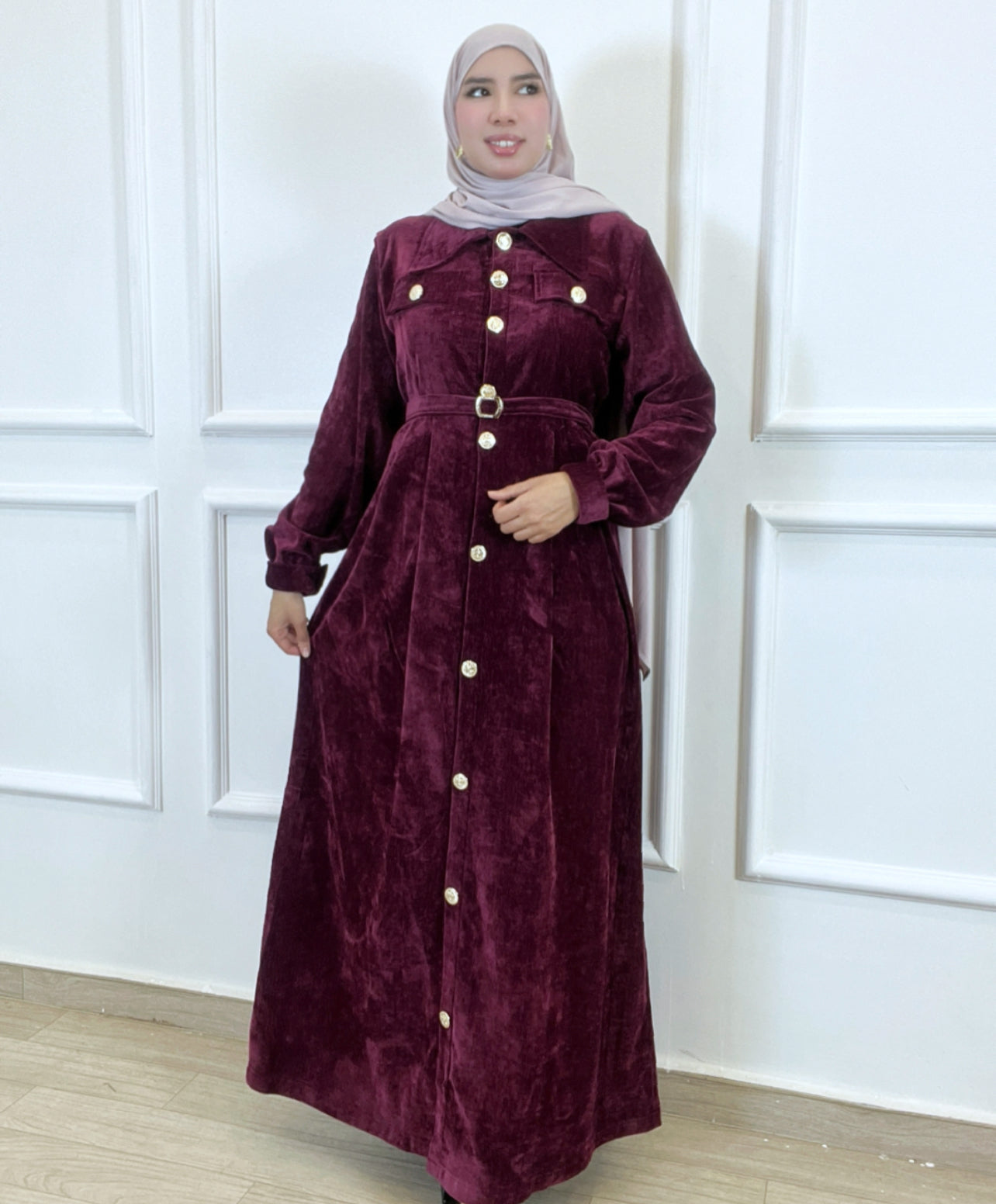 Robe Snow Burgendy