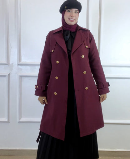 Trench burgundy  SIVA