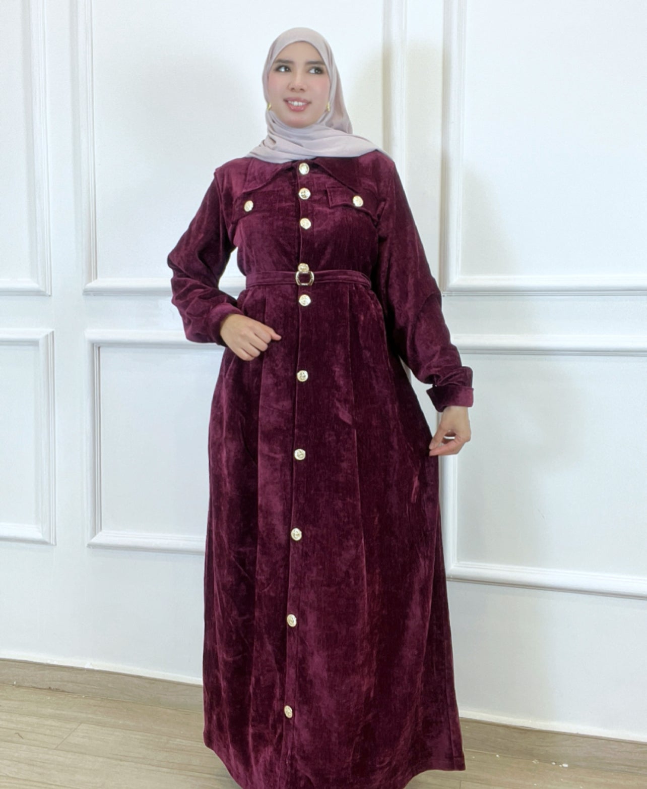 Robe Snow Burgendy