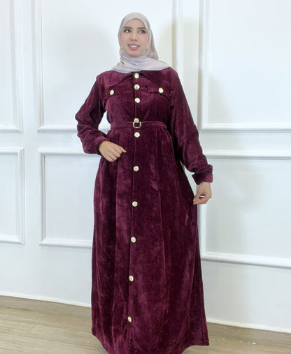 Robe Snow Burgendy