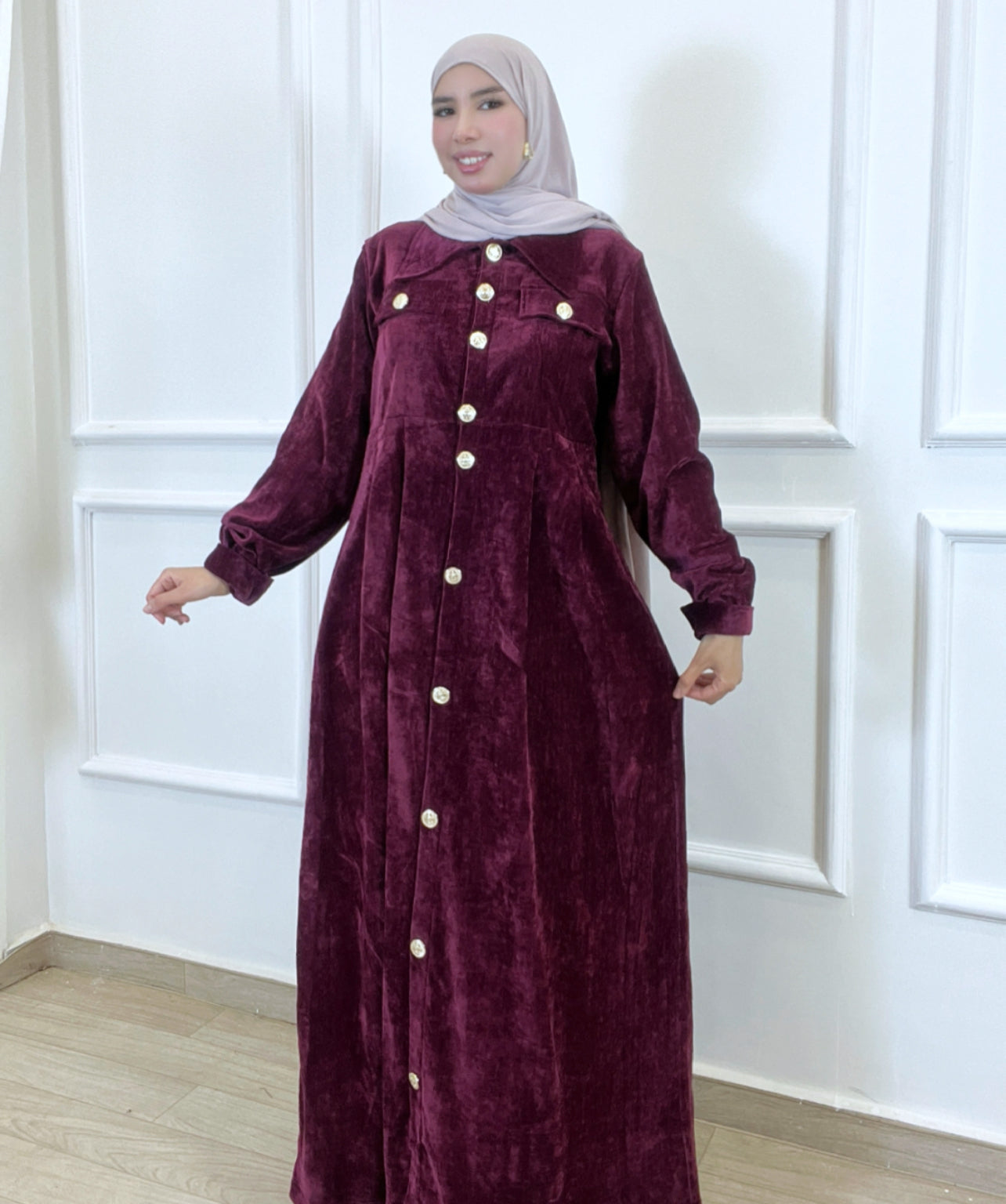 Robe Snow Burgendy
