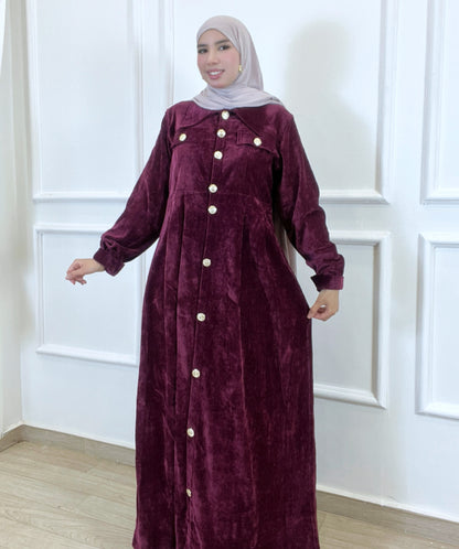 Robe Snow Burgendy
